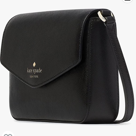 kate spade Bags Nwt Kate Spade Black Leather Sadie Envelope